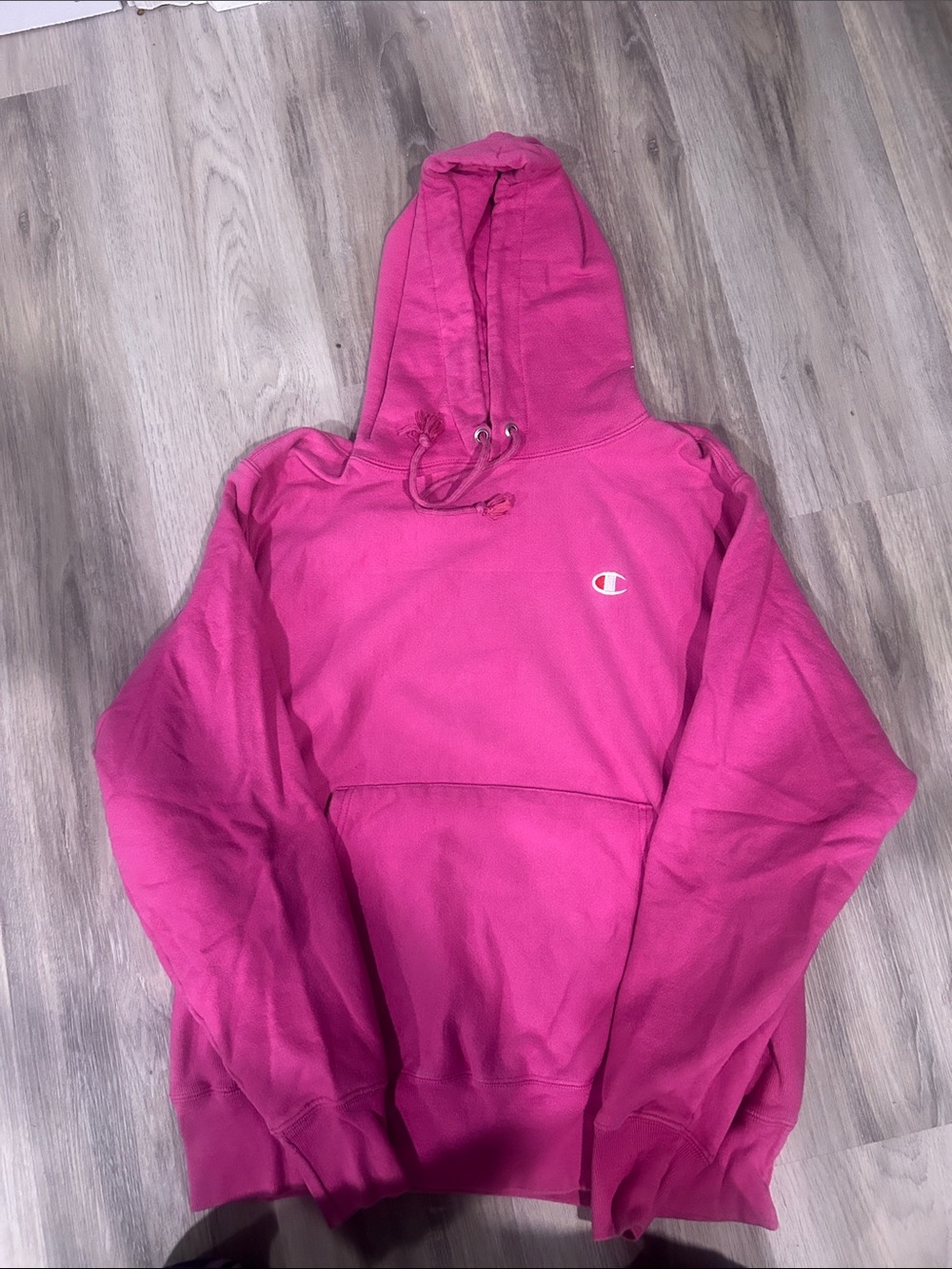 Champion pink Hooded Sweatshirt with Small Logo